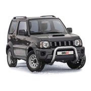 Pare-Buffle Avant Pour Suzuki Jimny 2012-2018 en Acier Inoxy Argent