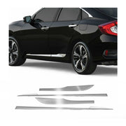 Garniture Baguette de porte latérale pour Honda Civic 2016-2021 Limousine inox