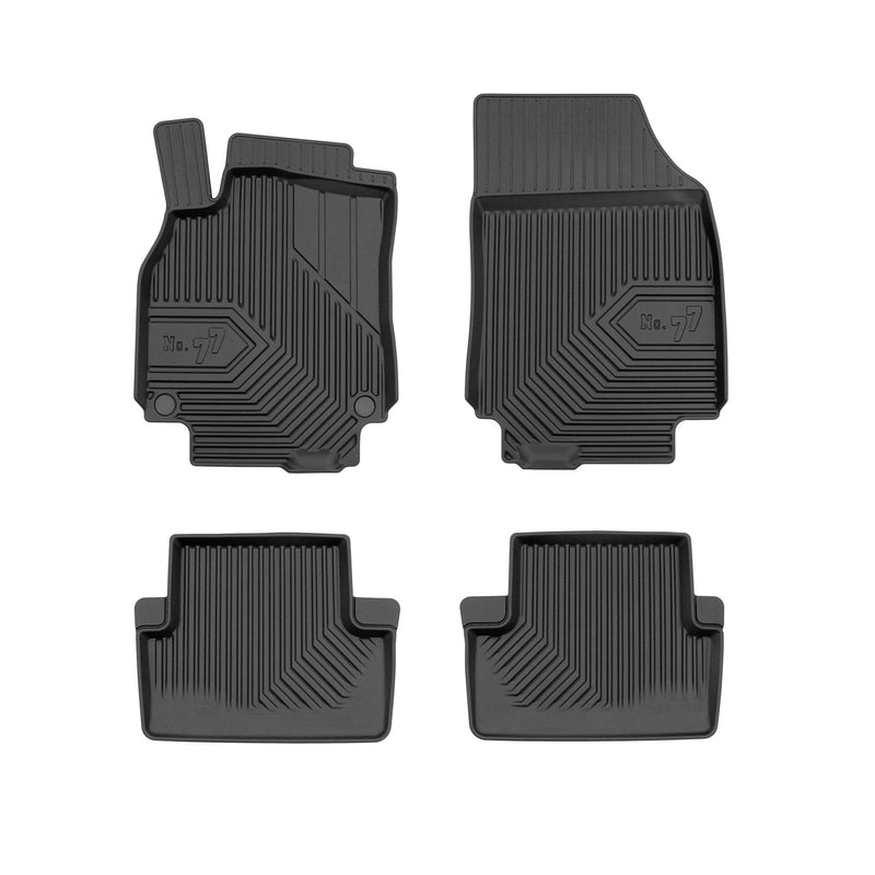 Tapis de Sol de Voiture pour Renault Fluence 2009-2016 TPE Imperméable 4Pcs