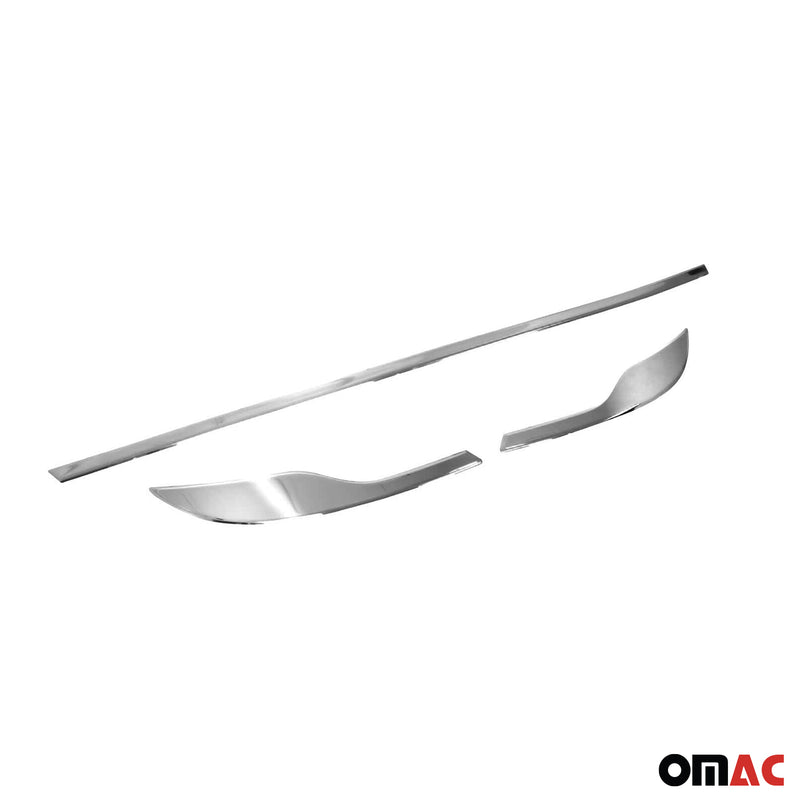 Cadre de Feu Stop Arrière pour Fiat Tipo 2016-2025 acier inox 3 Pcs