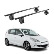 Barres de toit transversales acier pour Renault Scenic III X-Mod 2009-2016 Noir