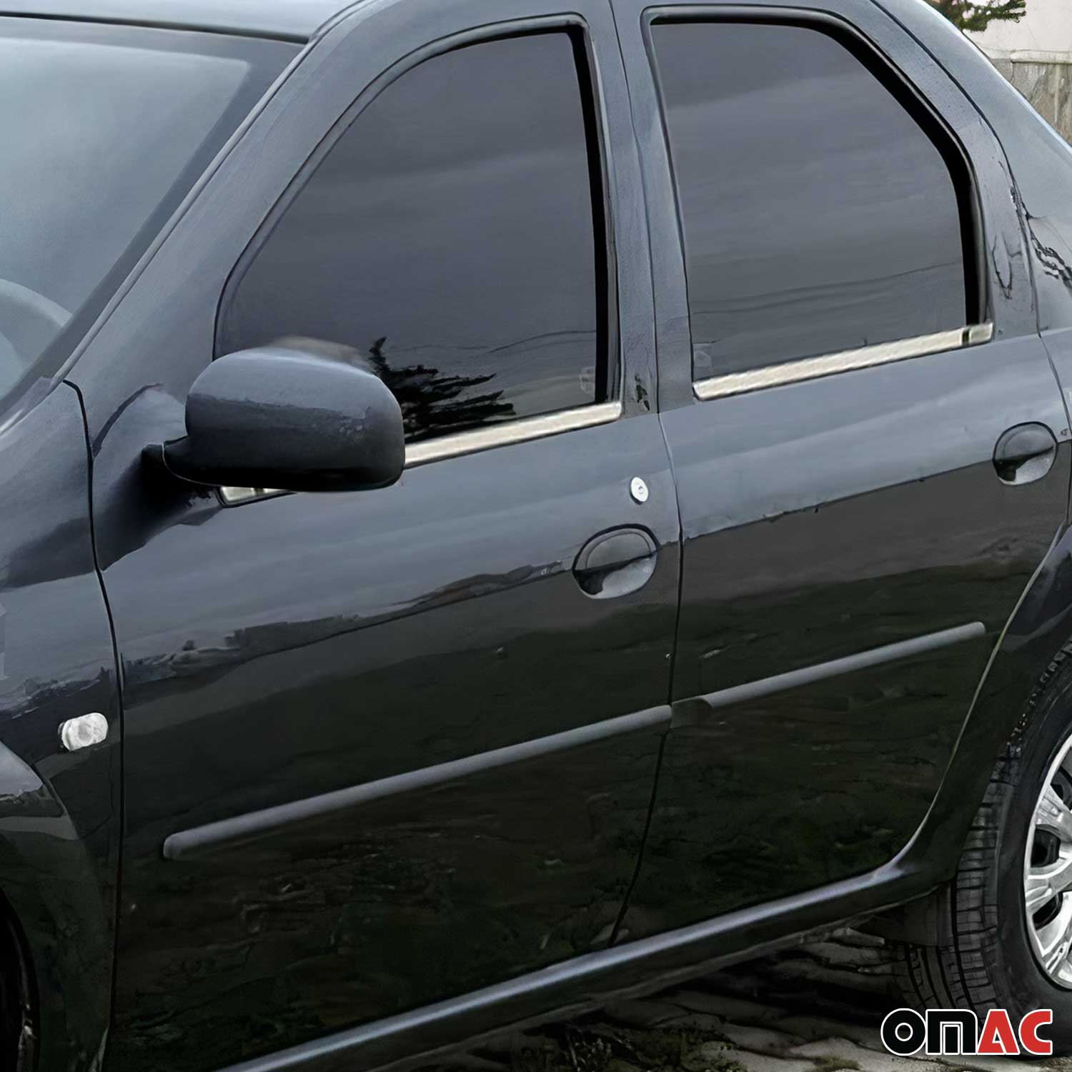 Garniture de Fenêtre pour Dacia Logan Break 2006-2012 Acier Inox 4Pcs