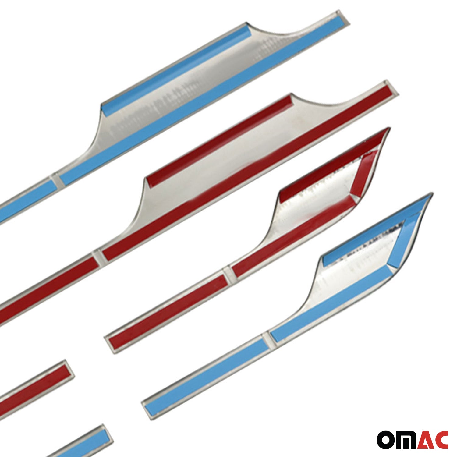 Garniture Baguette de porte latérale pour Dacia Duster 2018-2024 acier inox 6Pcs