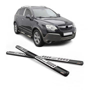 Marchepieds Latéraux pour Opel Antara 2007-2011 Acier Inoxydable Noir