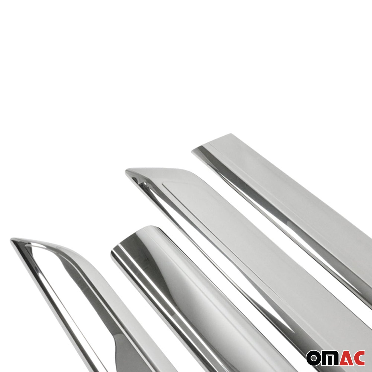 Garniture Baguette de porte latérale pour Ford Transit Custom 2012-2021 inox 5x