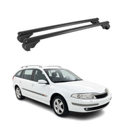 Barres de toit Transversales pour Renault Laguna I Break 1995-2001 TÜV Noir 2Pcs