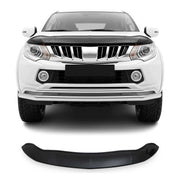 Deflecteurs d'air capot de voiture pour Mitsubishi L200 2015-2019 Acrylique Noir