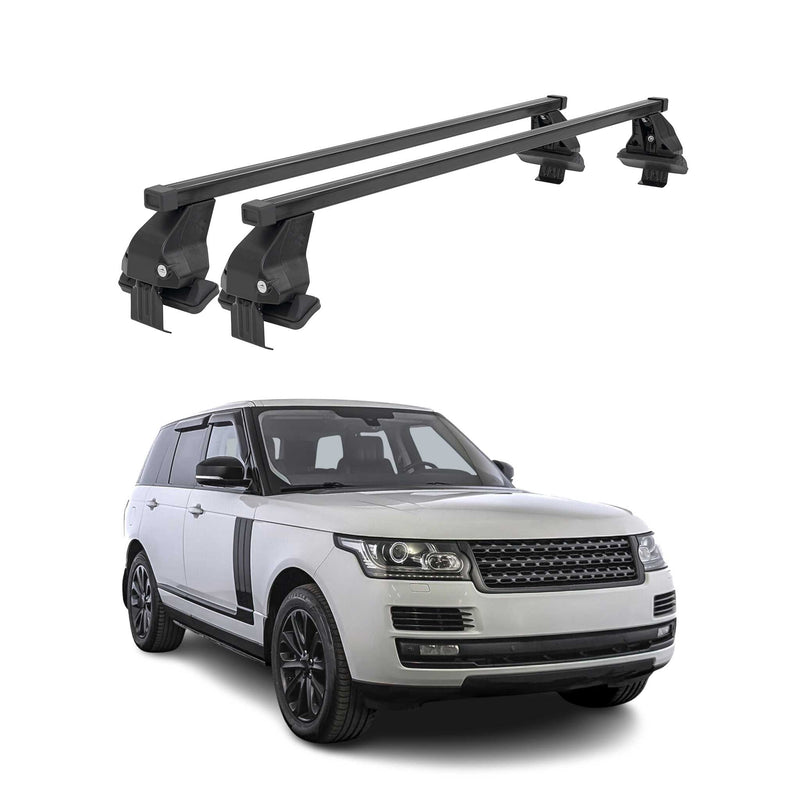 Menabo Barres de Toit Transversales pour LR Range Rover 5 2021-2025 Noir