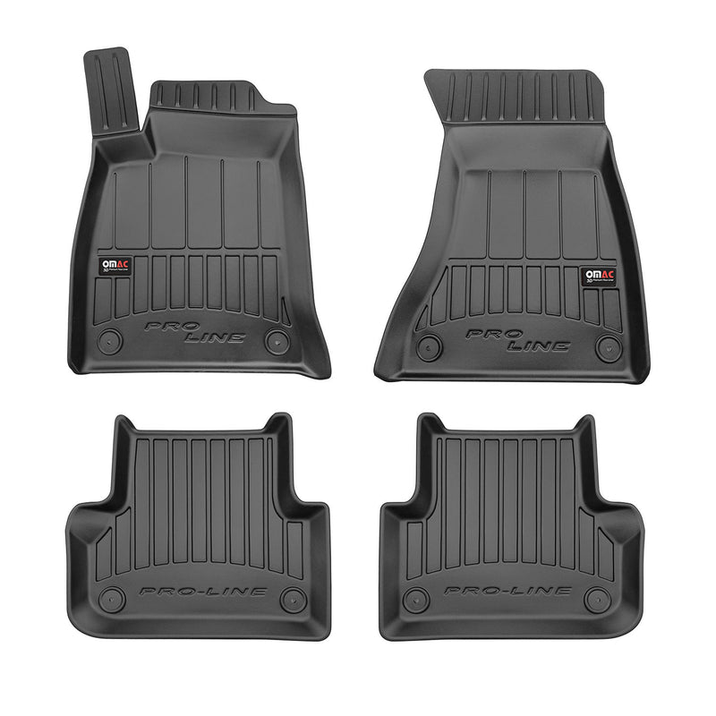 OMAC Tapis de sol caoutchouc pour Audi A4 Berline Break Allroad 2016-24 Premium