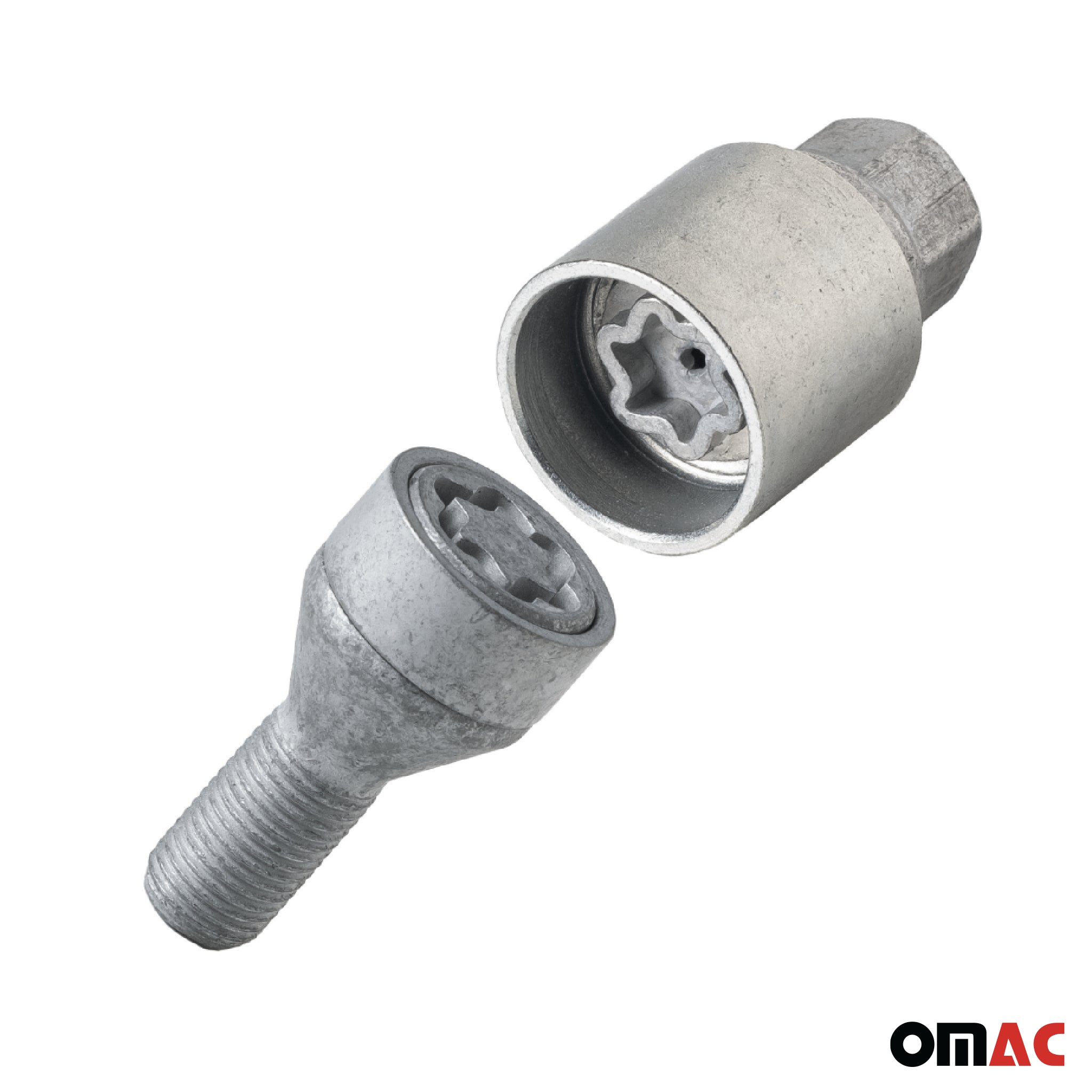 Vis de roue antivol pour Renault Captur / Xmod Cross dès 2013 Gris 4x M12X1.5