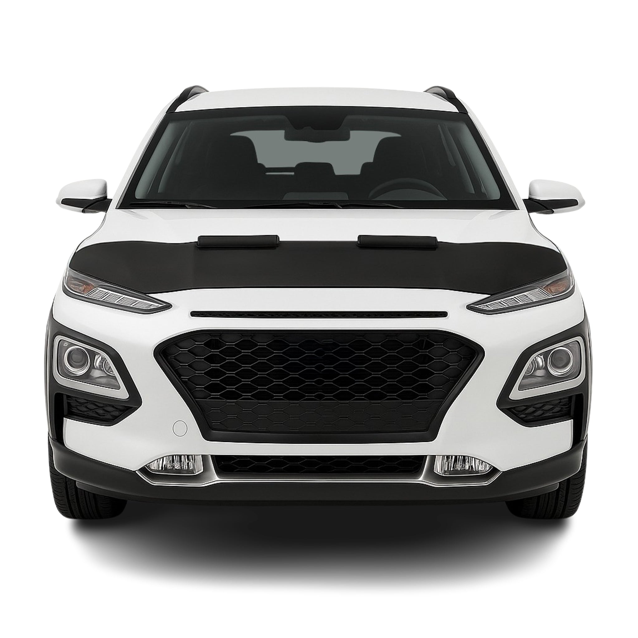 Protège Capot pour Hyundai Kona 2018-2023 Masque de voiture vinyle Noir