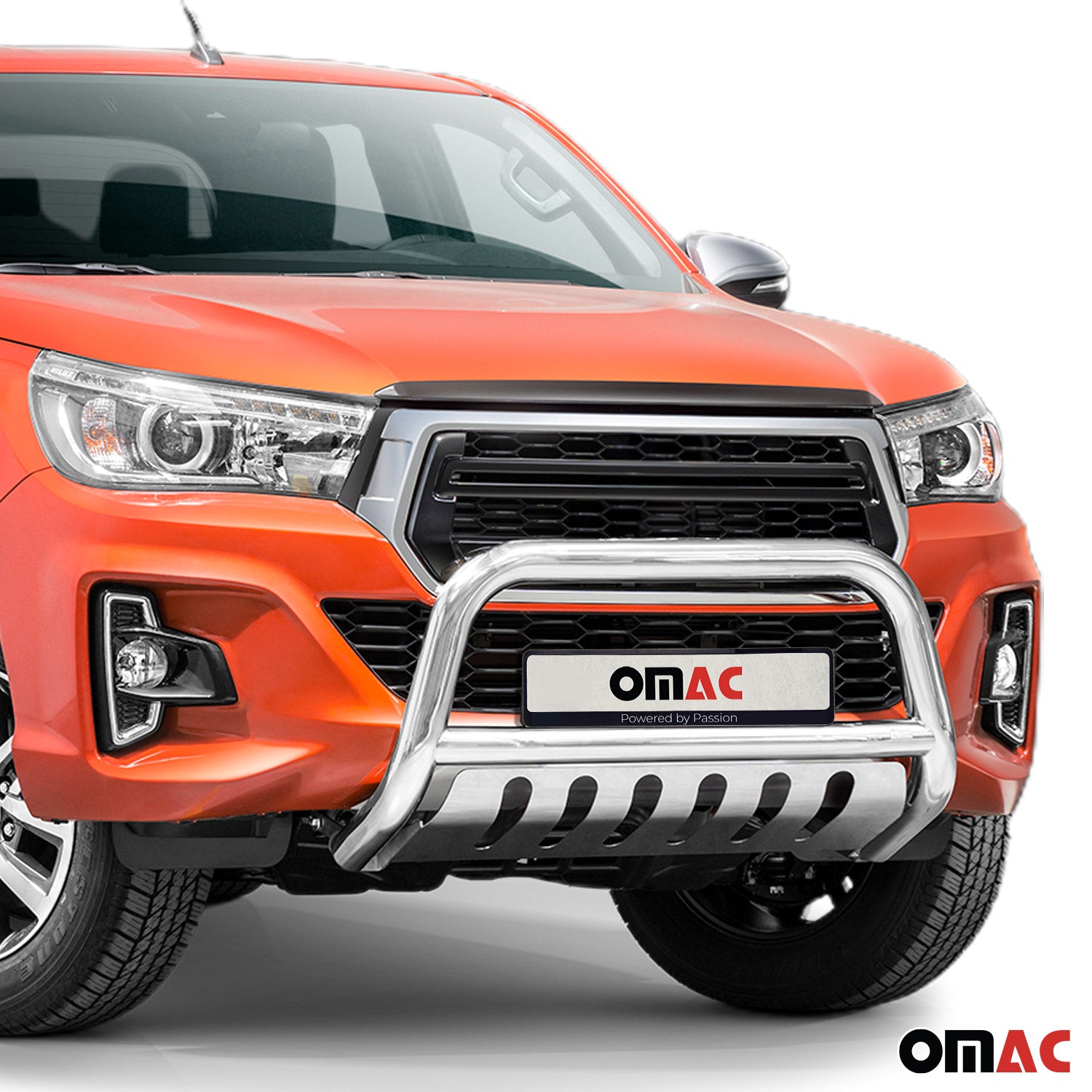 Pare-Buffle Avant Pour Toyota Hilux 2018-2020 Acier Inox