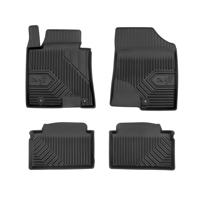 Tapis de Sol de Voiture pour Hyundai i30 II 2011-2017 TPE Imperméable Noir 3Pcs