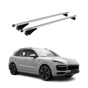 Tiger Barres De Toit Transversales pour Porsche Cayenne 2019-2026 Gris