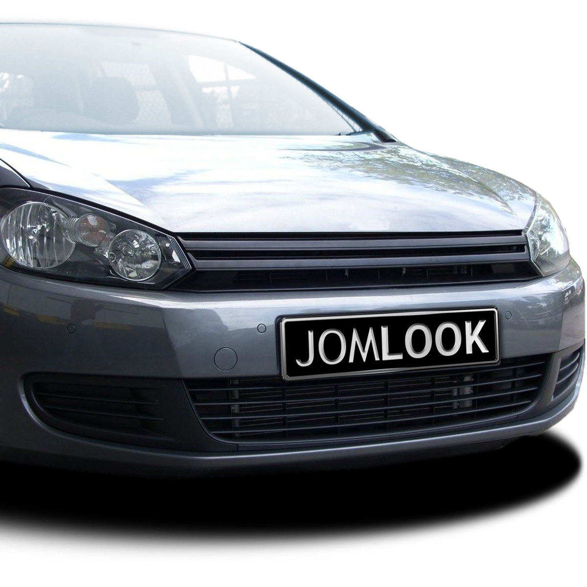 JOM Calandre pour VW Golf 6 à partir de 2008- Noir ohne Emblem ABS Noir Brillant
