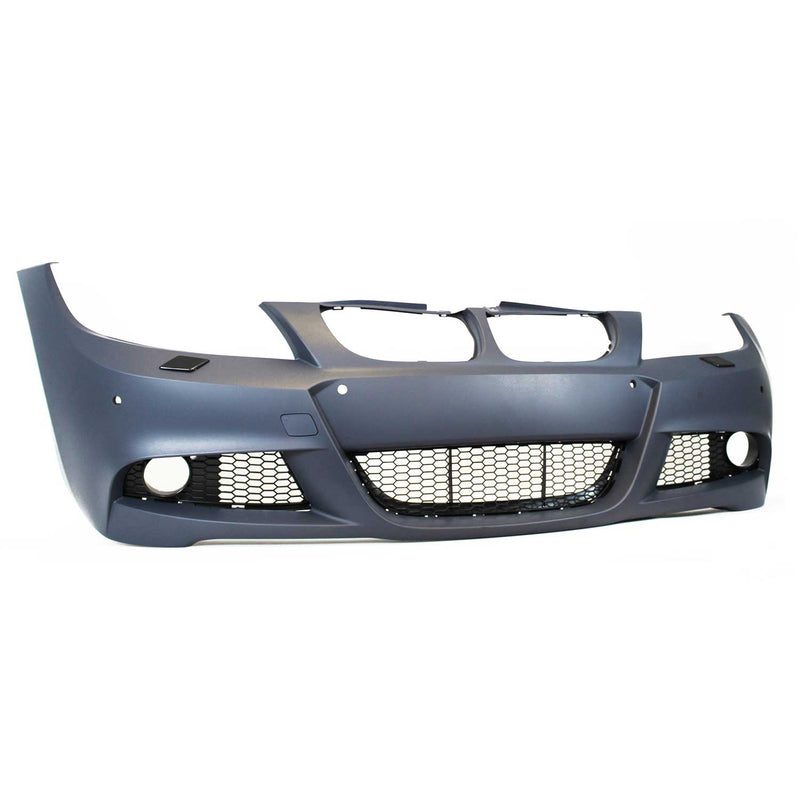 JOM Pare-chocs avant pour BMW Series 3 E90/ E91 2005-2008 Plastique Noir 1x