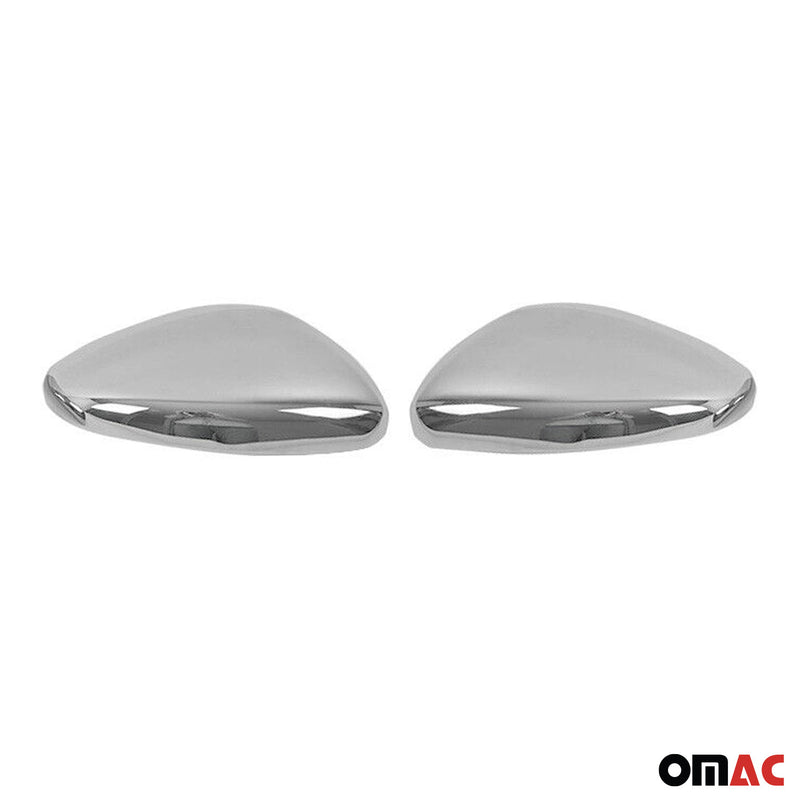 Coques de Rétroviseurs pour Citroen C3 2016-2021 en Acier Inoxy Chromé Argent