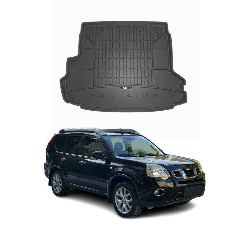 Tapis de Coffre pour Nissan X-Trail 2008-2013 TPE Noir