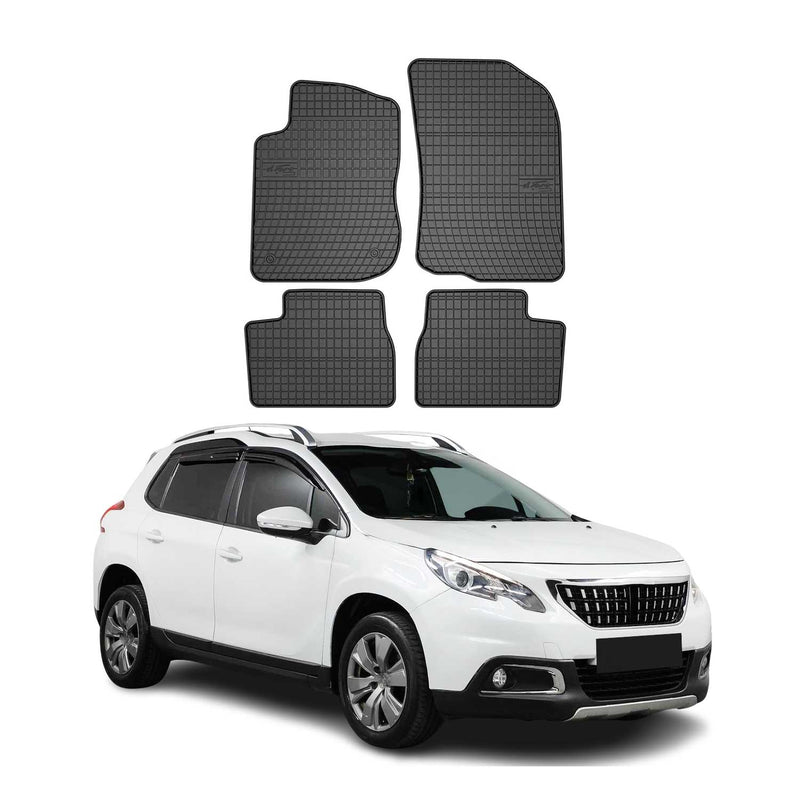 Tapis de Sol pour Peugeot 2008 2013-2019 OMAC Noir Caoutchouc