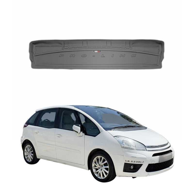 OMAC Tapis De Coffre pour Citroen C4 Grand Picasso 2006-2013 sièges dépliée