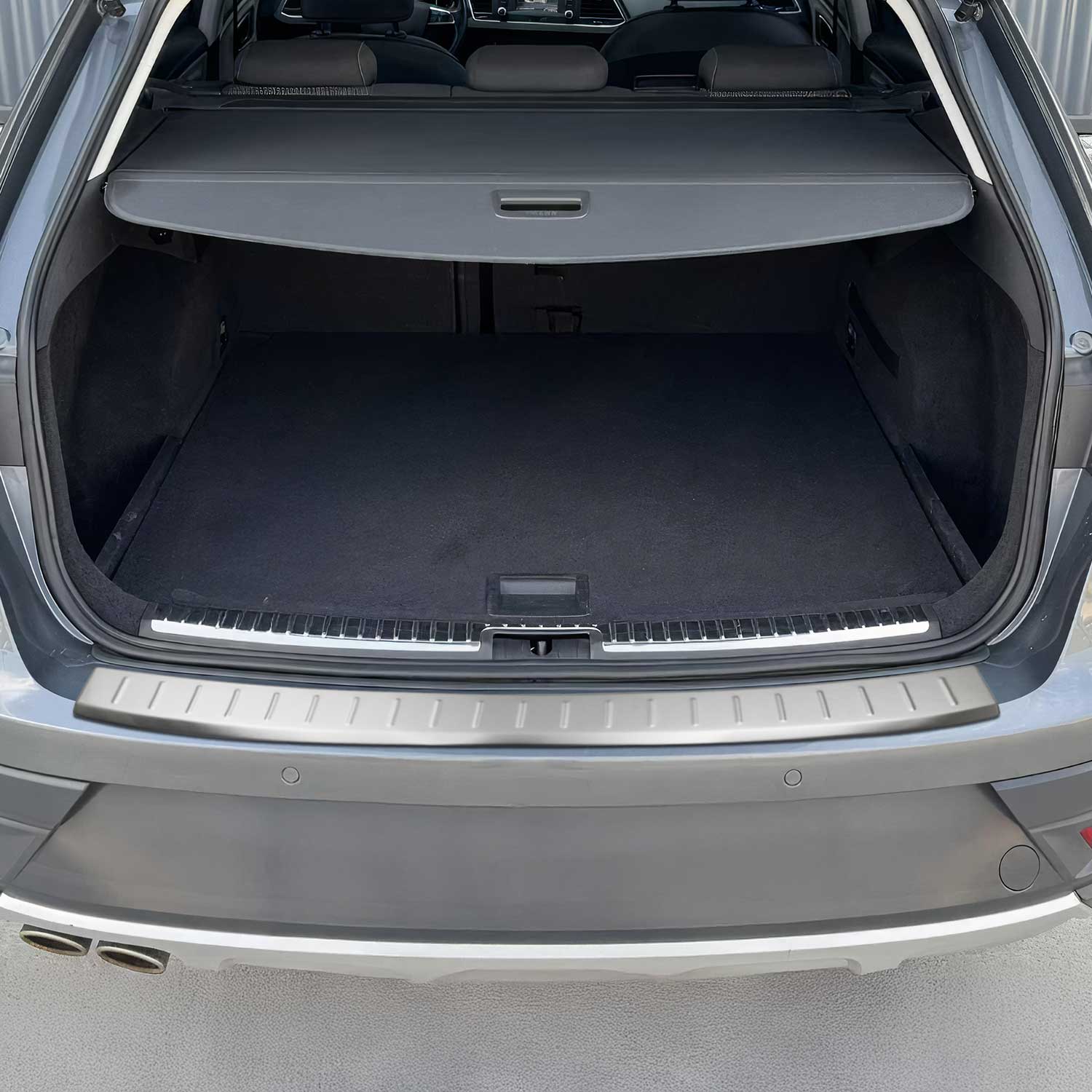 Protection de Pare-Chocs pour Seat Leon III 2017-2020 Facelift Inox brossée