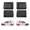 Vitres de Fenêtres Latérales Coulissantes Arriéres pour VW Caddy 2003-2020 L1 4x