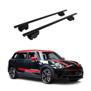 Barres de toit Transversales pour Mini Clubman 2015-2023 ABE Noir