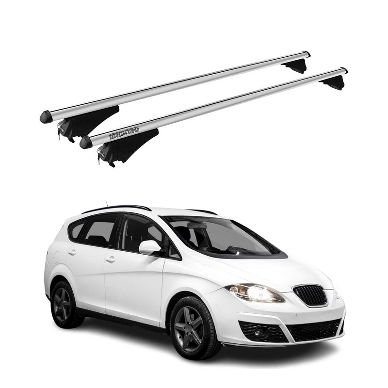 Tiger Barres de toit transversales pour Seat Altea XL 2009-2015 Gris