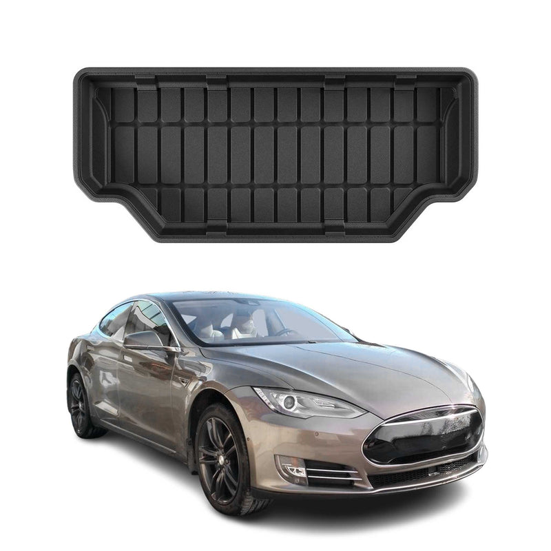 Tapis de Coffre pour Tesla Model S 2012-2022 TPE Noir