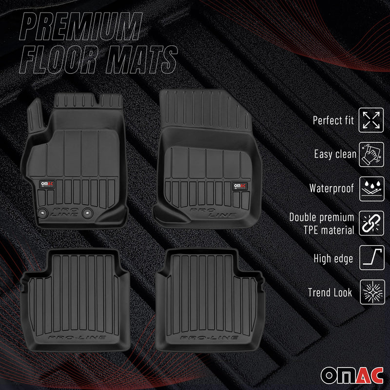 Tapis de Sol pour Citroen C-Elysee 2012-2022 TPE Noir