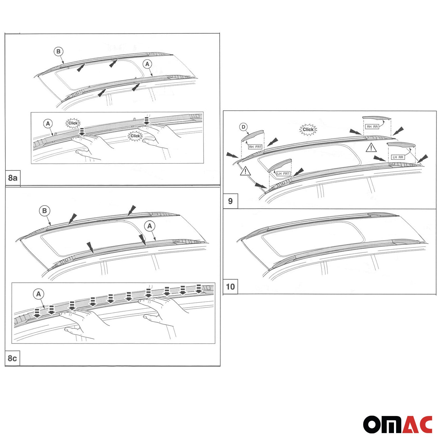 Original Barres De Toit Longitudinales pour Ford Kuga II 2012-19 Aluminium Gris