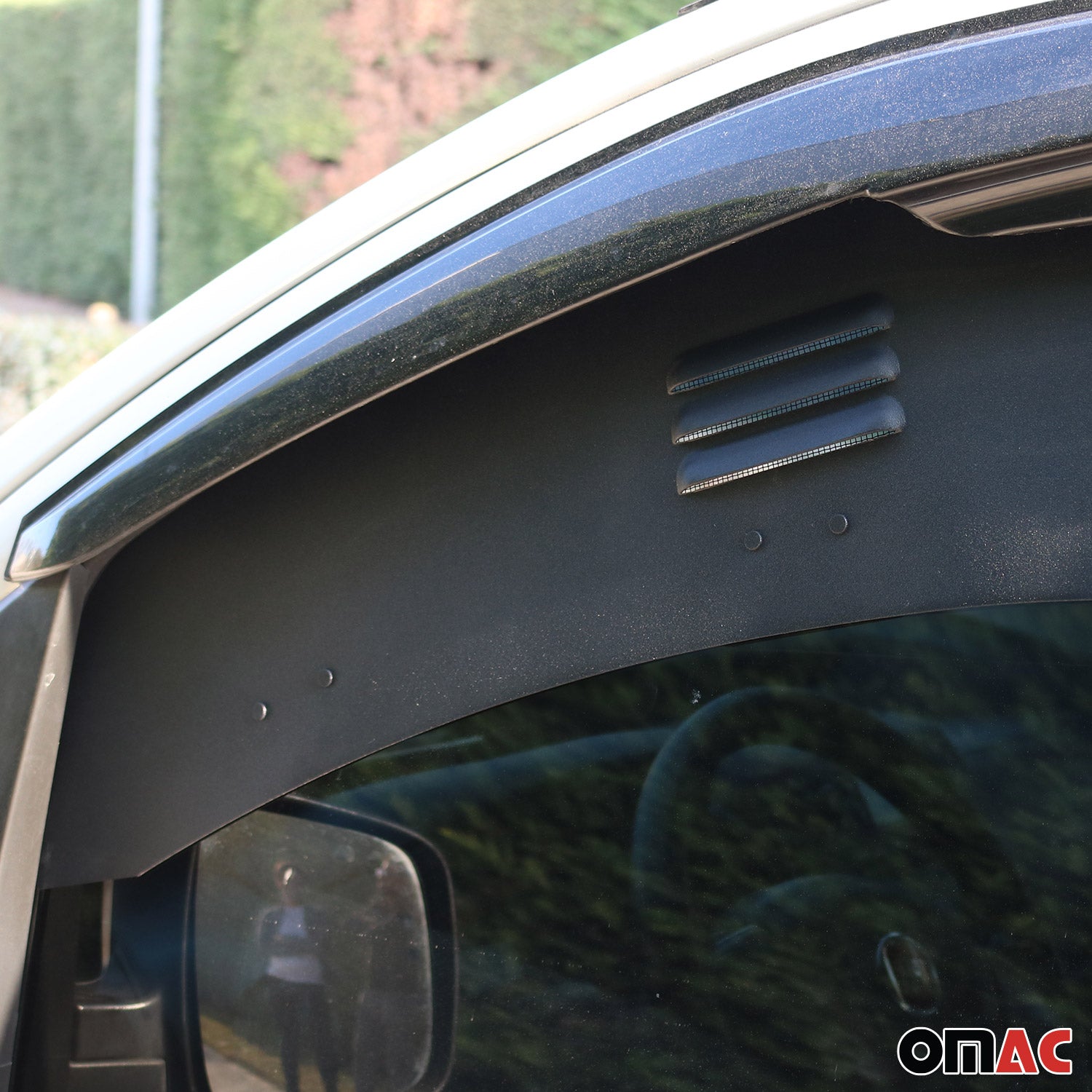 Grille d'aération de Fenêtre pour Peugeot Bipper 2008-2017 Aluminium Noir 2Pcs