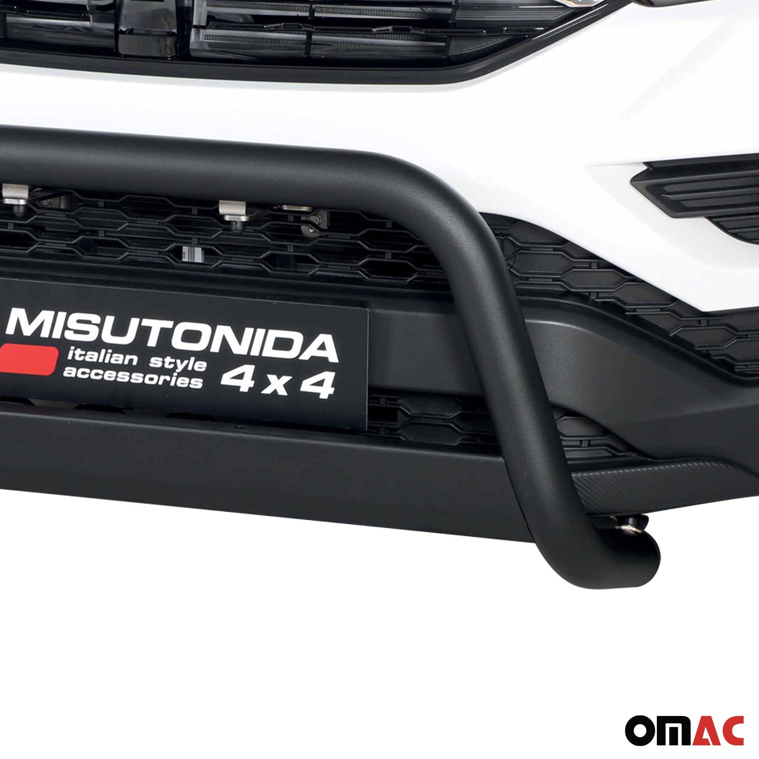 Pare-buffle Avant pour SsangYong Musso 2023-2026 63 mm en Acier Noir