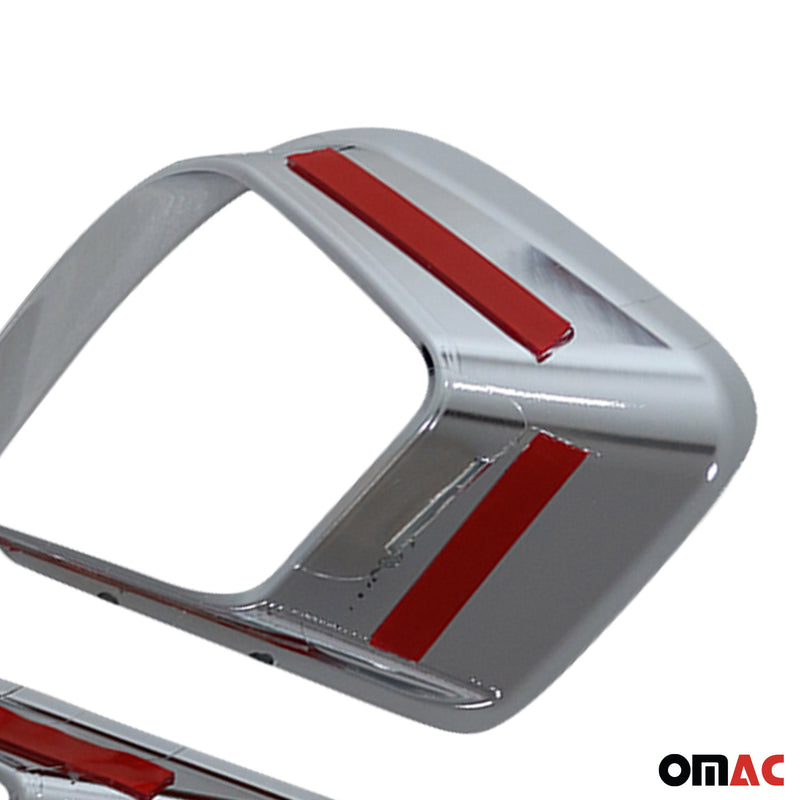 Cache de cadre de feu antibrouillard pour Renault Captur 2020- 2025 2Pcs Acier