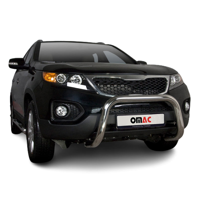 Pare-Buffle Avant Pour Kia Sorento 2010-2012 Acier Inoxy Argent