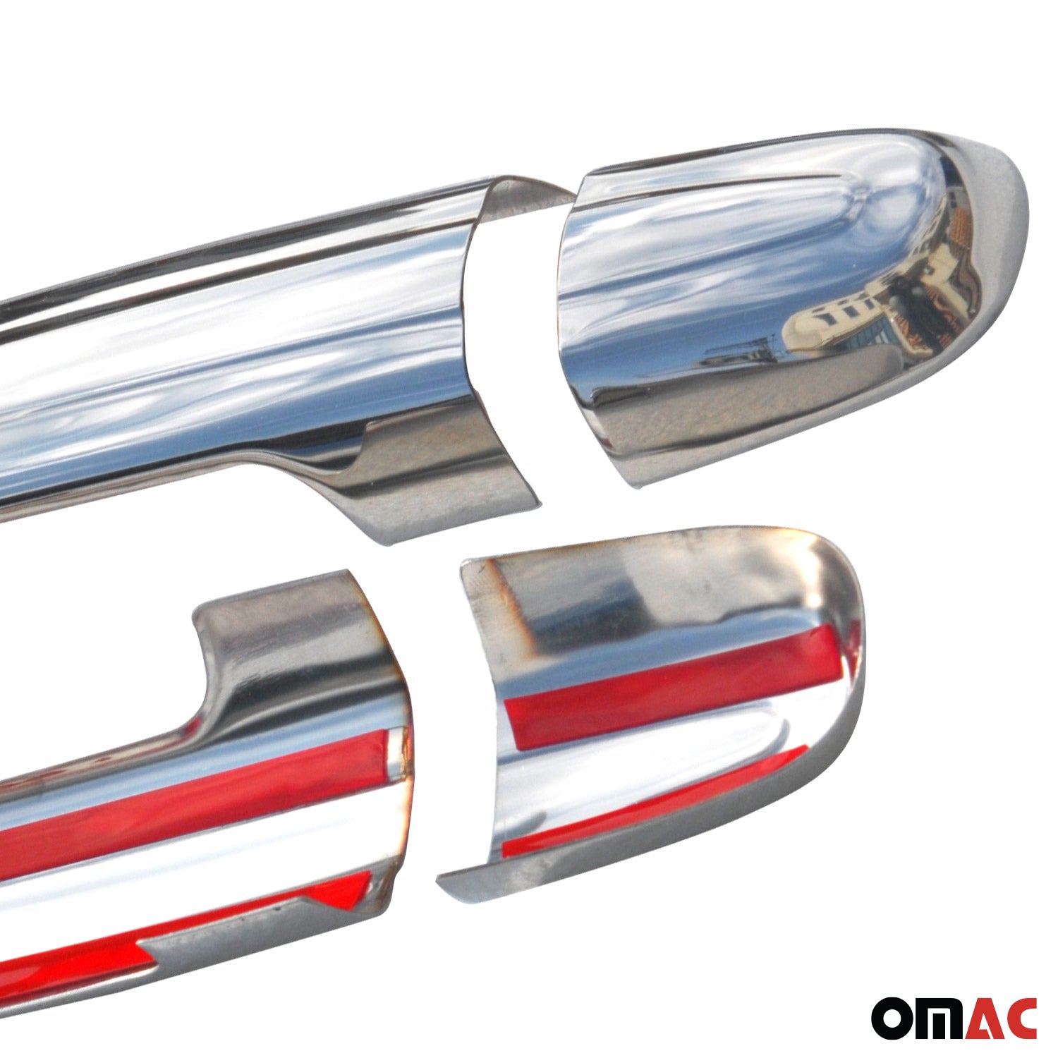 Couverture poignée de porte pour Citroen C1 II 2014-2021 4Portes Acier Inox 8Pcs