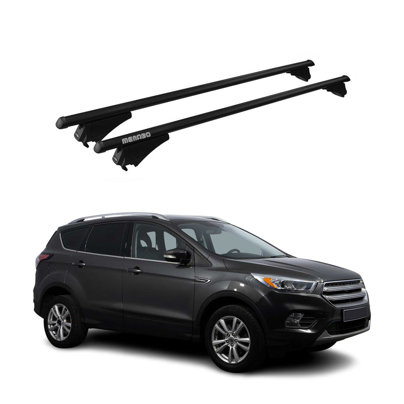 Tiger Barres de toit transversales pour Ford Kuga II 2012-2019 Noir