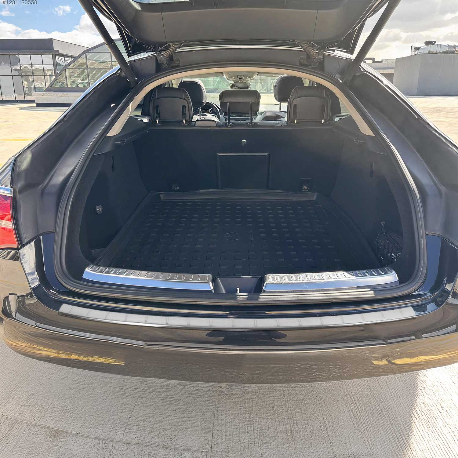 Protection de Pare-Chocs pour Mercedes Classe M GLE W166 2012-19 Inox brossée