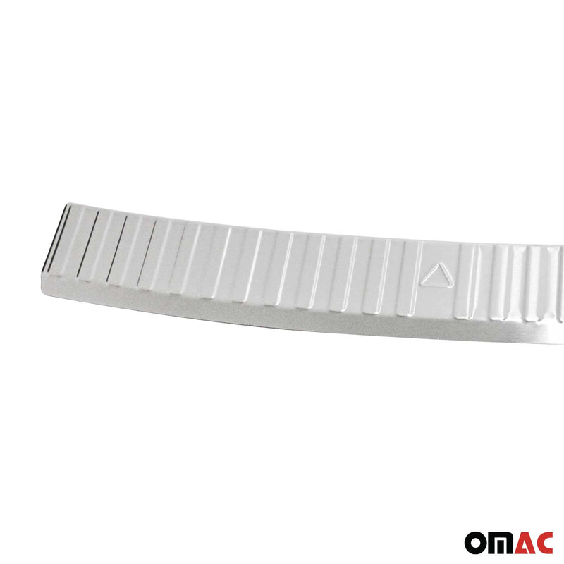 Protection de seuil de coffre pour Škoda Kodiaq 2017-2025 en acier argent 2 pcs