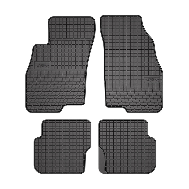 Tapis de Sol pour Fiat Punto 2012-2018 Caoutchouc Noir