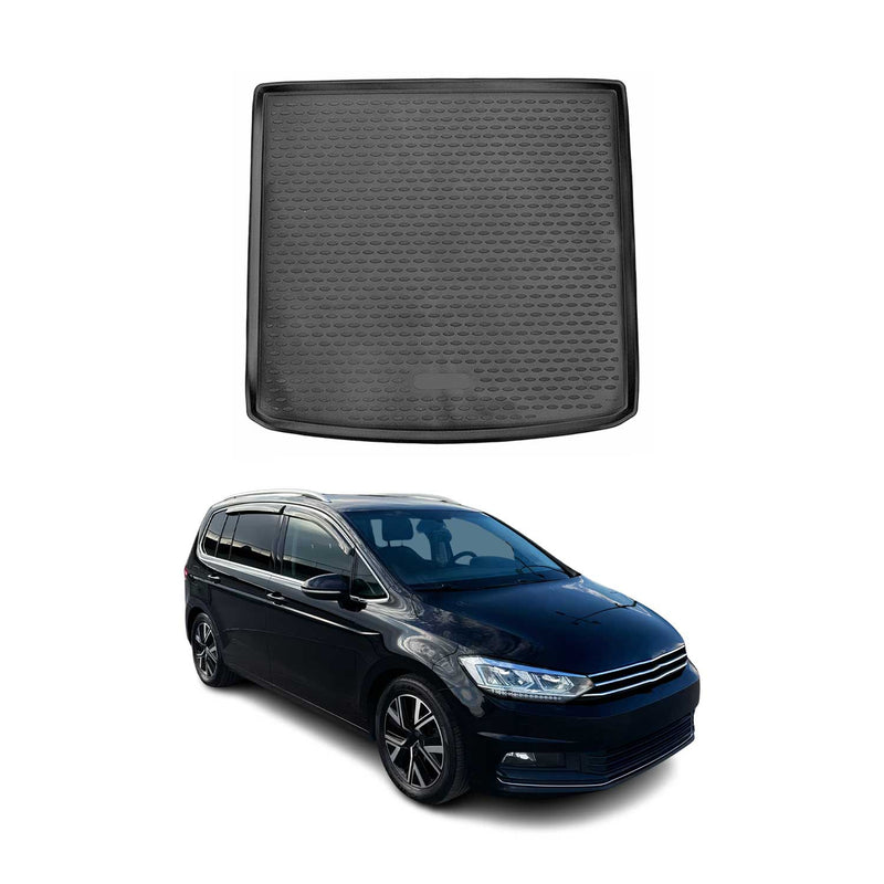 OMAC Tapis de coffre pour Volkswagen Touran 2015-2024 sur mesure en caoutchouc