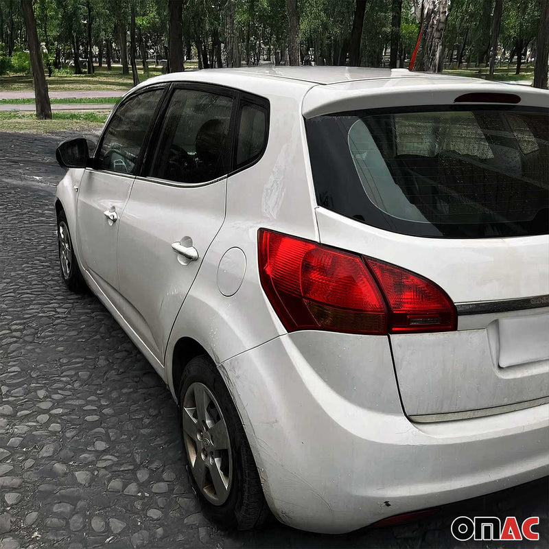 Baguettes pour contour Latérales pour Kia Venga 2010-2019 en acier inox chrome