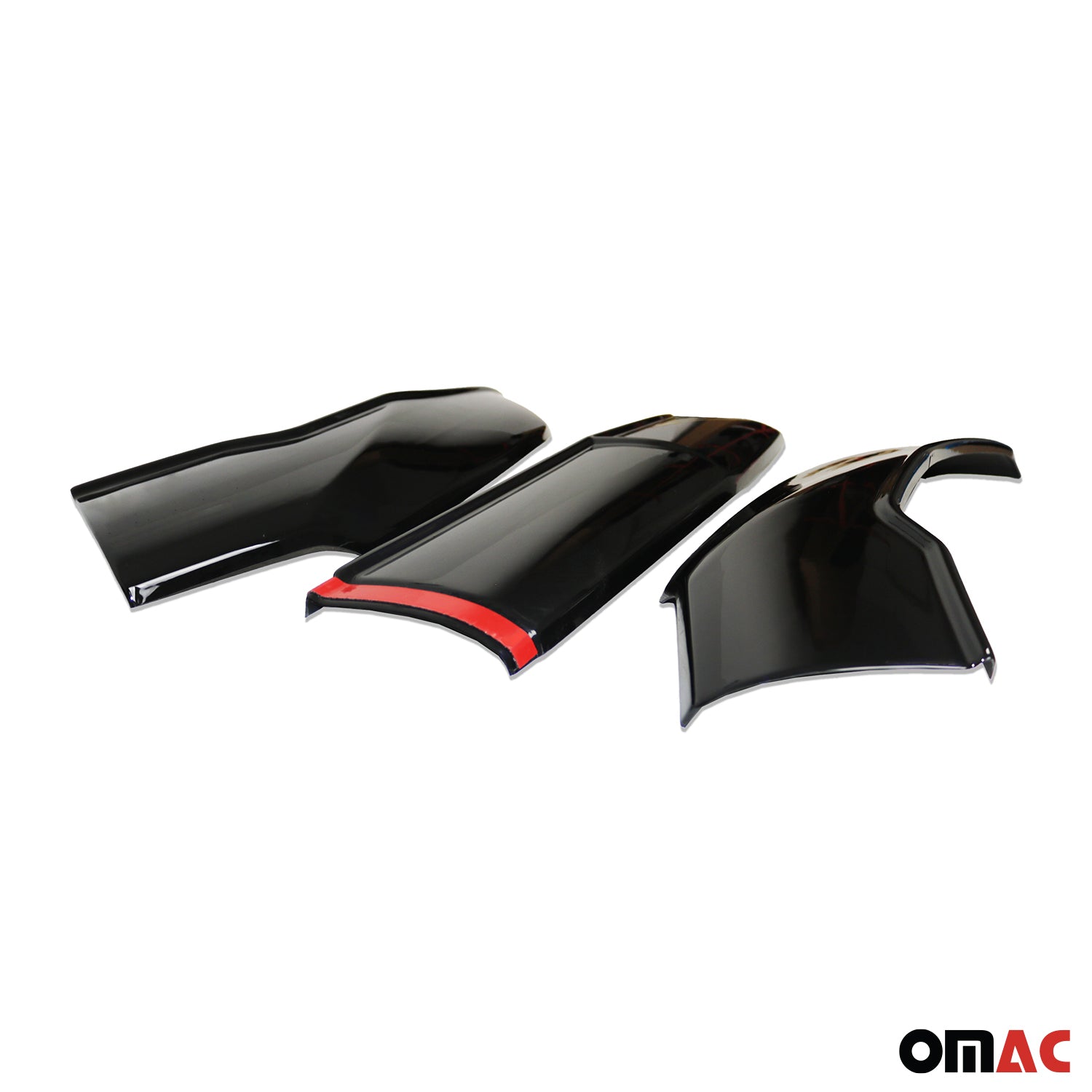 Deflecteurs d'air de capot pour Mercedes Sprinter W907 2018-2026 Acrylique Noir