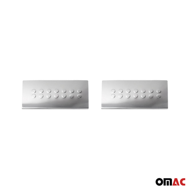 Couverture de Seuil de porte pour Renault Master 2010-2024 acier inox chromé 2x