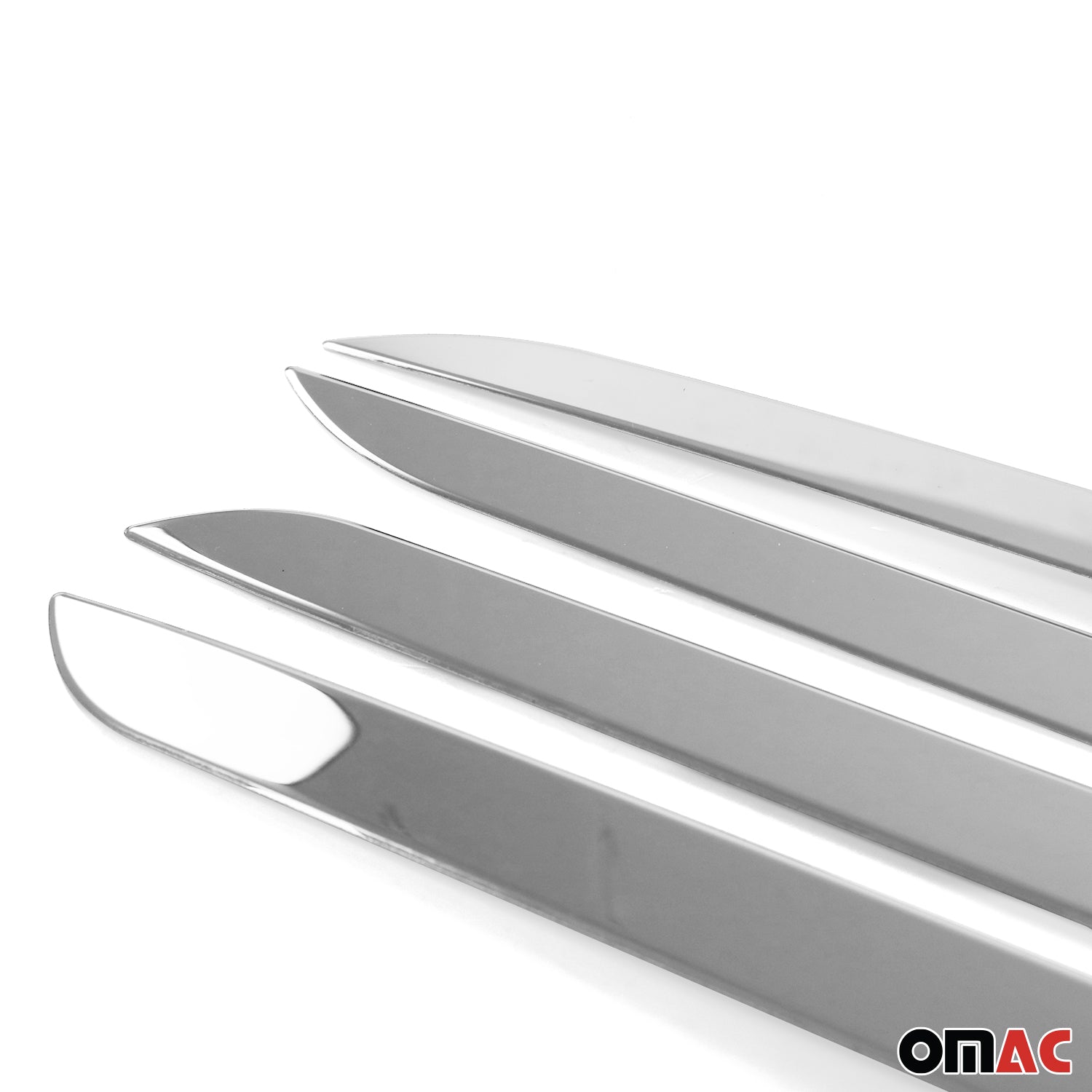 Garniture Baguette de porte latérale pour Peugeot Rifter 2018-2026 inox 4Pcs