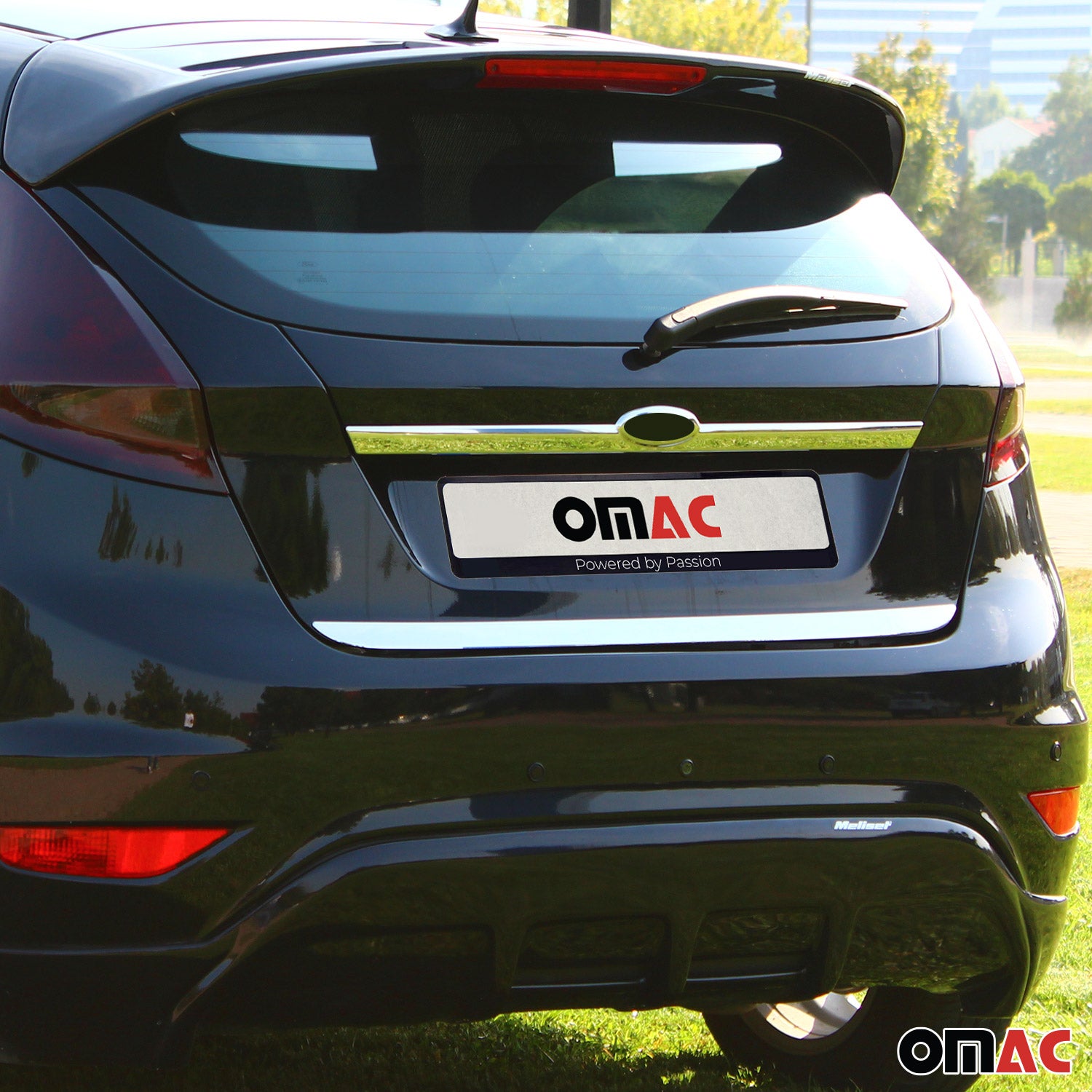 Garniture de Hayon Coffre pour Ford Fiesta VI 2008-2019 acier inox