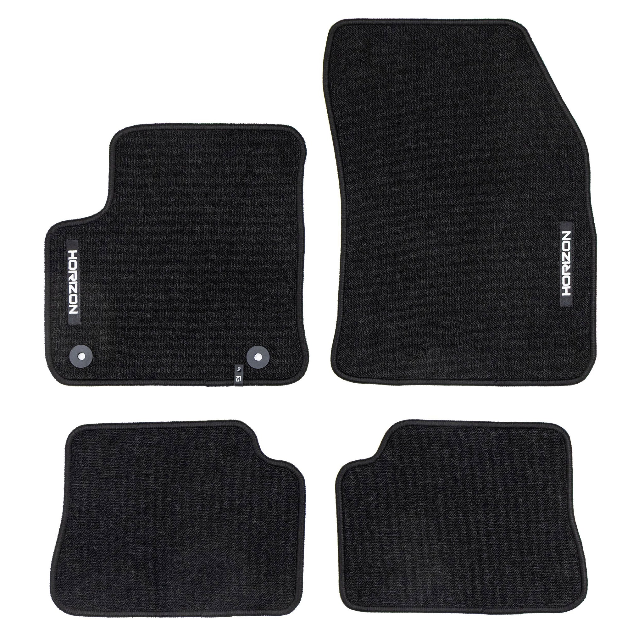Tapis de Sol de Voiture pour Opel Mokka-e 2021-2026 Velours Imperméable 4Pcs