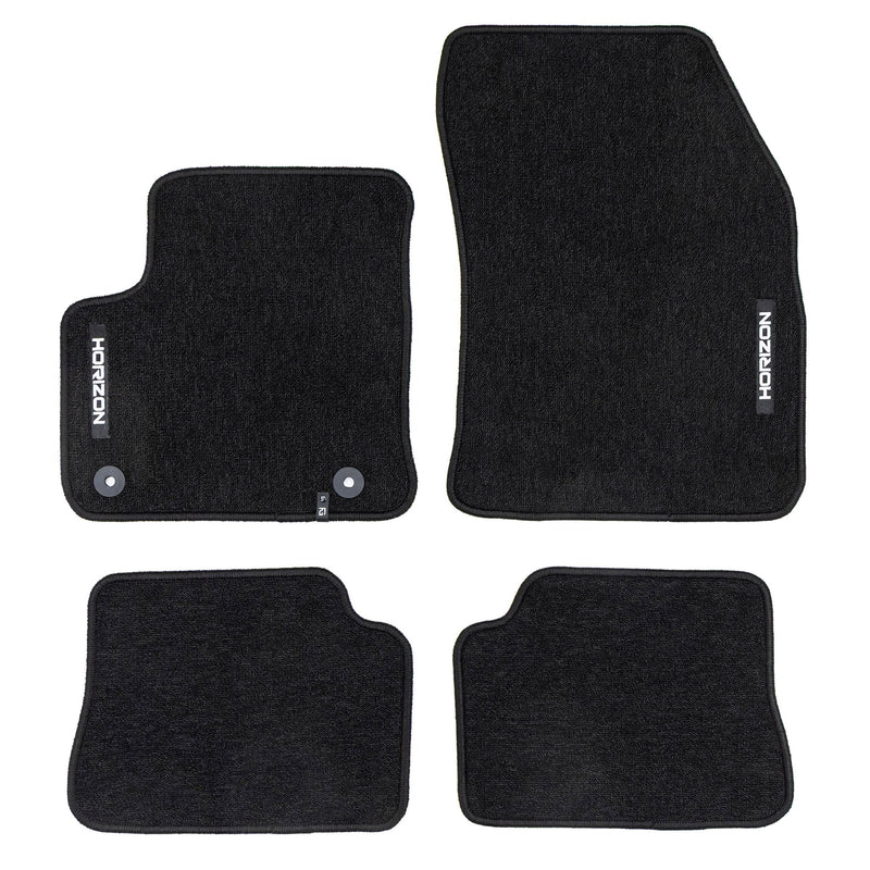 Tapis de Sol de Voiture pour Opel Mokka-e 2020-2025 Velours Imperméable 4Pcs