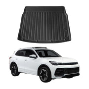 OMAC Tapis de Coffre pour VW Tiguan mk3 2024-2026 supérieur en TPE Noir