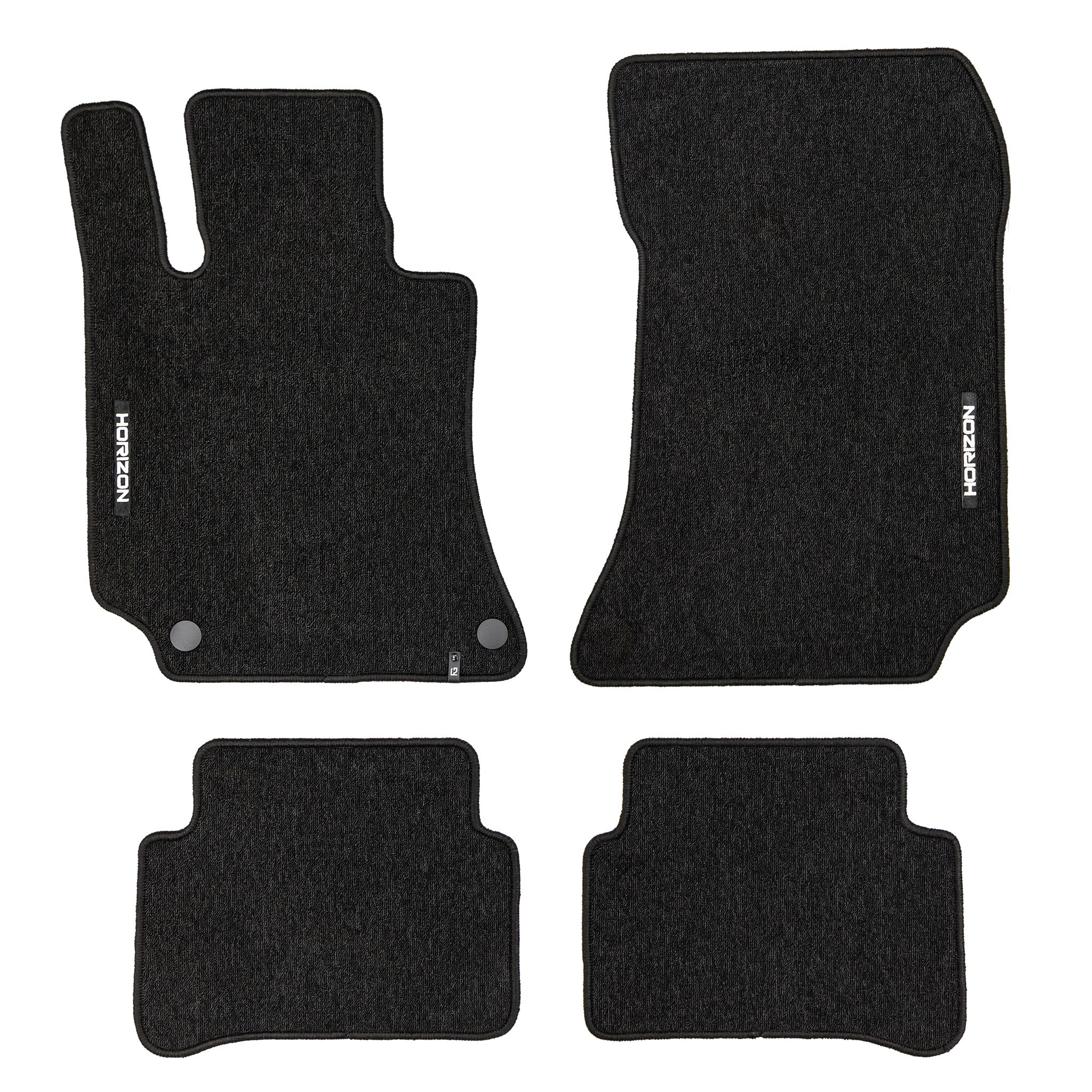 Tapis de sol pour Mercedes-Benz Classe E W212 2009-2016 Velours Noir 4Pcs